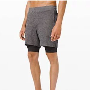 Lululemon Textured Tech Lined Short 7"